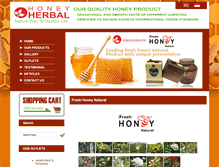 Tablet Screenshot of freshhoney-herbs.com